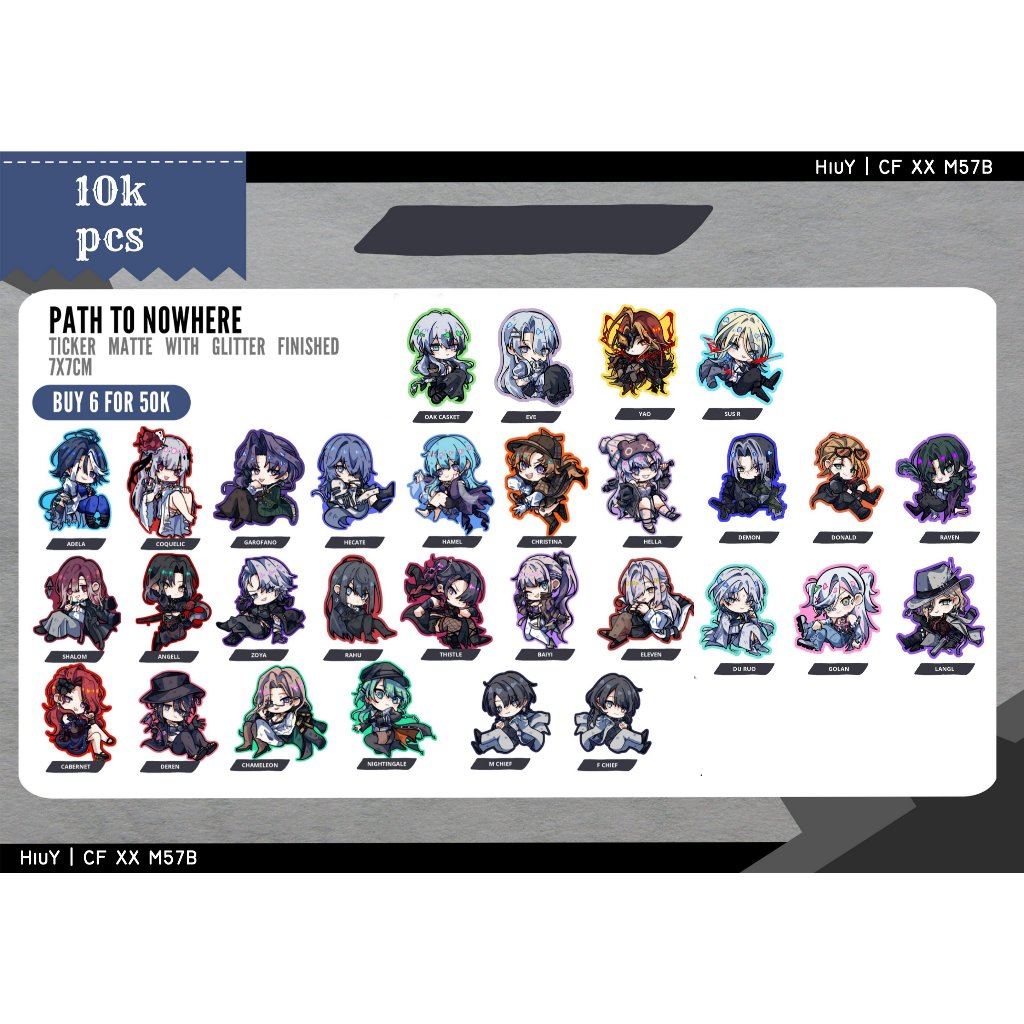 Sticker Path to Nowhere by Hiuy52