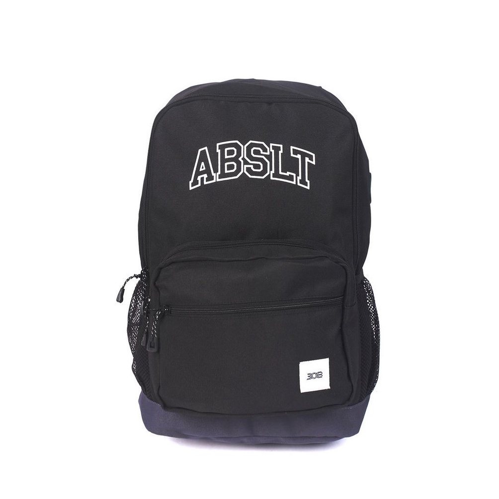 KODE J2R 38 ABSLTUNSCRD  BACKPACK  TAS RANSEL BAG LAPTOP ABSLT OUTLINE 38 LOGO  BLACK