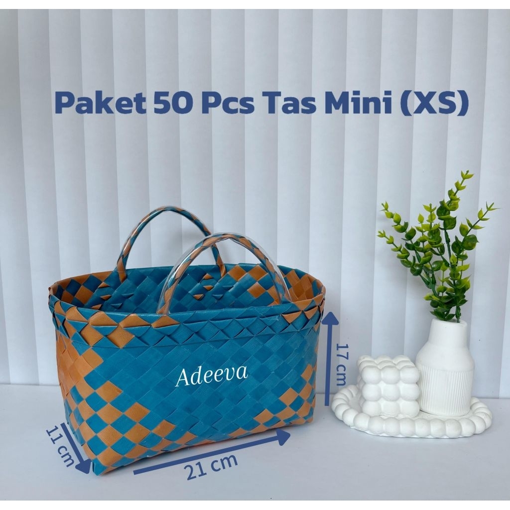 

Paket Hemat 50 Pcs Tas Berkat Mini Xs