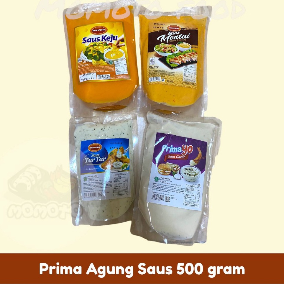 

Prima Agung Saus Mentai Keju Tartar Garlic Mayo Saos Instant Primayo