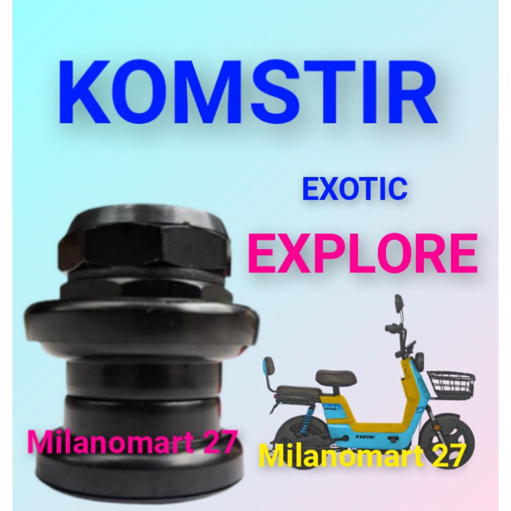 komstir exotic explore kones headset sepeda listrik exotic EXPLORE