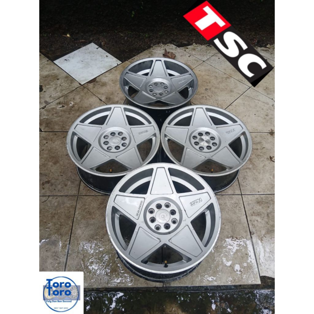 Velg Seconv Classic Retro 3SDM Ring 18 Pcd 4x100/114.3 Silver