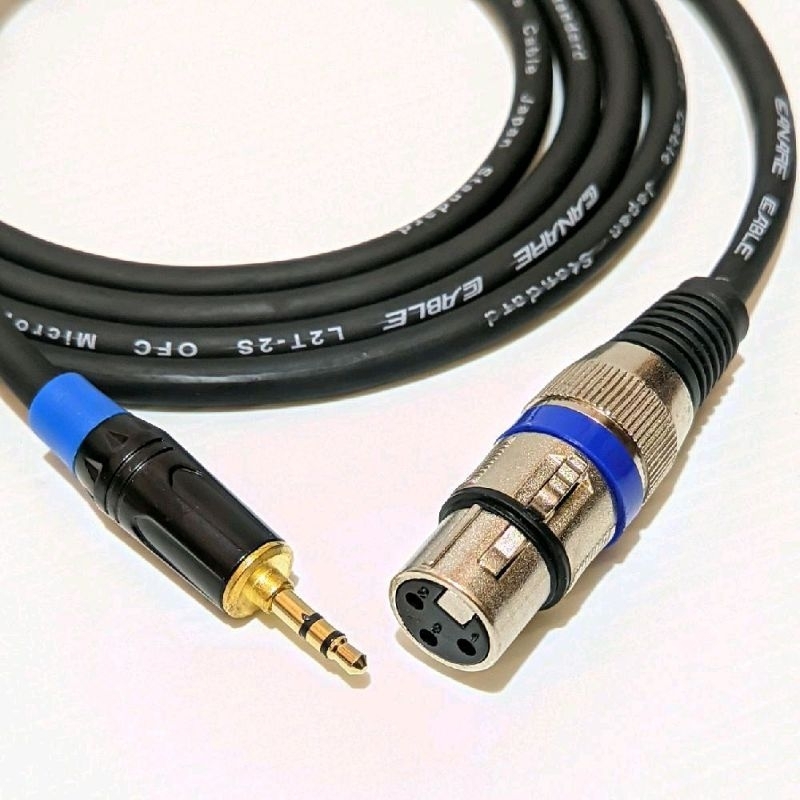 Jack Mini 3,5 to XLR Female 1-5 Meter Canare