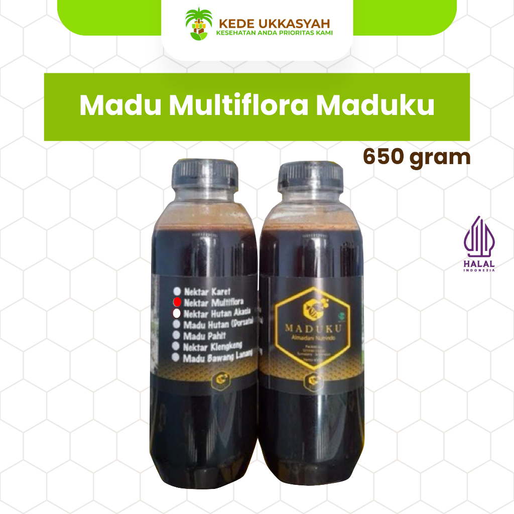 

Maduku Madu Nektar Multiflora 650 Gr