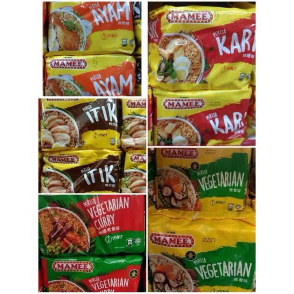 

Mamee Mie Ayam/Itik/Kari/Vegetarian/Vegetarian Curry