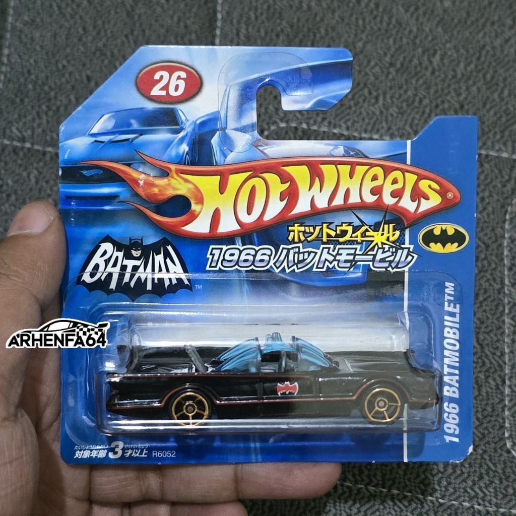 Hotwheels 1966 Batmobile Short Card Japan Card