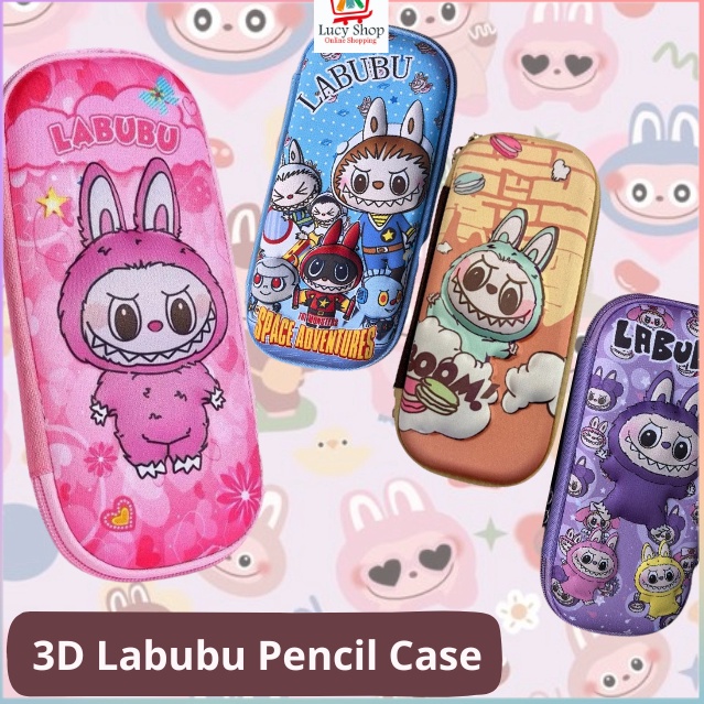 

Kotak Pensil 3D Timbul Karakter Labubu T Penyimpanan Alat Tulis Anak Sekolah Impor Premium EVA