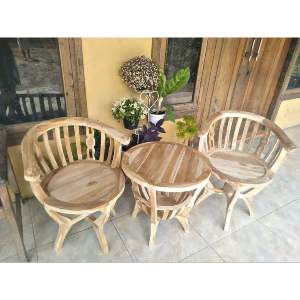 kursi teras jati meja teras jati kursi teras koin jati meja kursi
