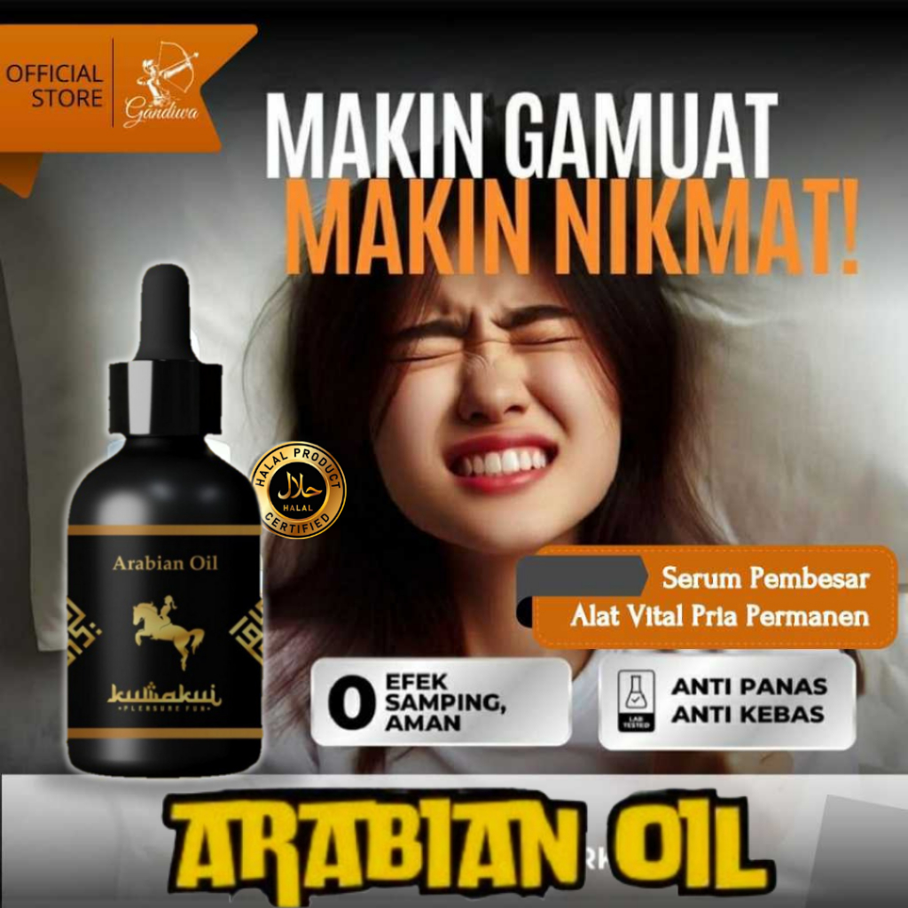 PROMO ARABIAN OIL PEMBESAR MR.P PERMANENT TAHAN LAMA PENAMBAH STAMINA - ARABIAN OIL