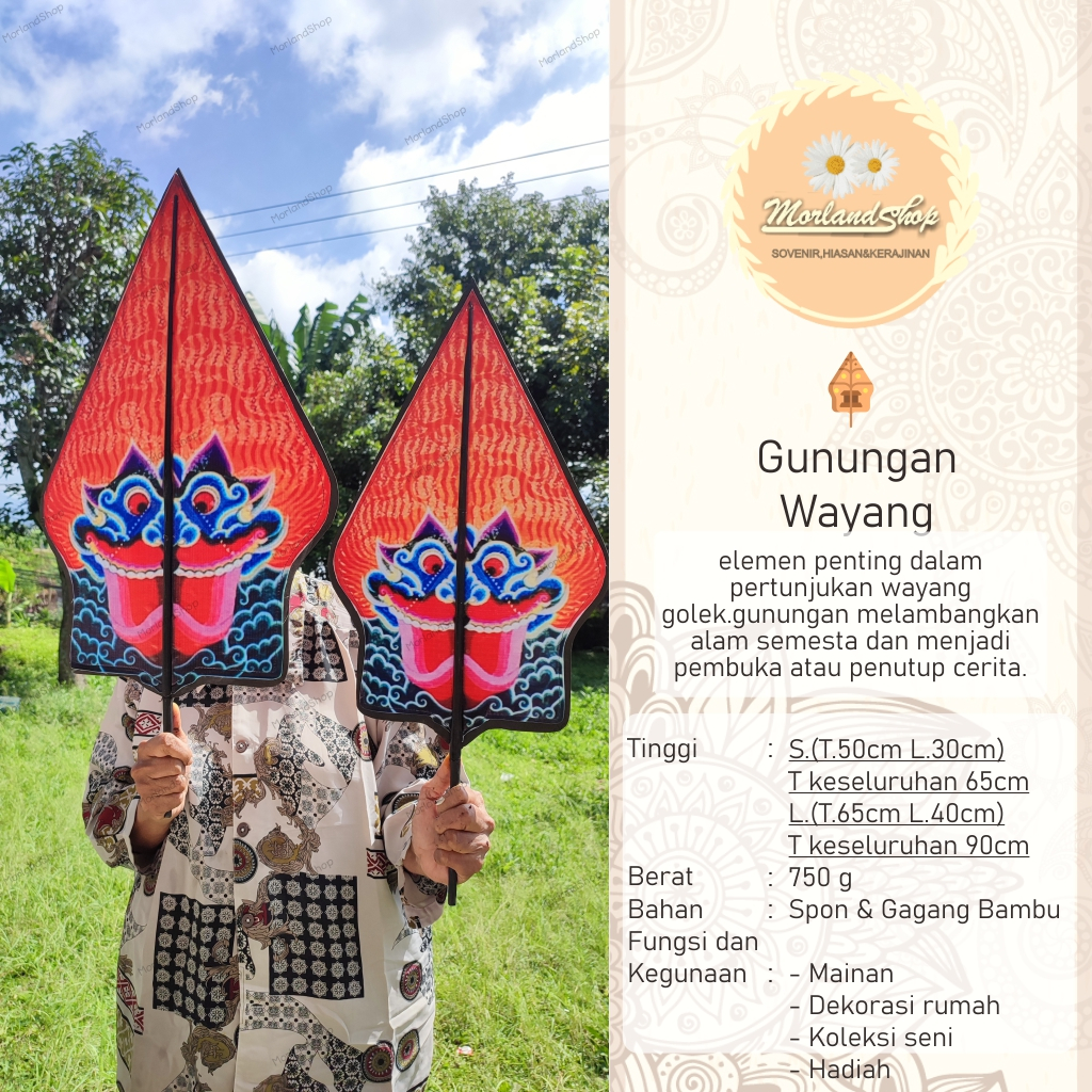 GUNUNGAN/GUNUNGAN WAYANG GOLEK/MAINAN ANAK/MAINAN TRASIONAL