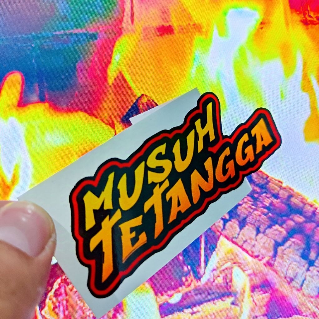 

stiker motor musuh tetangga