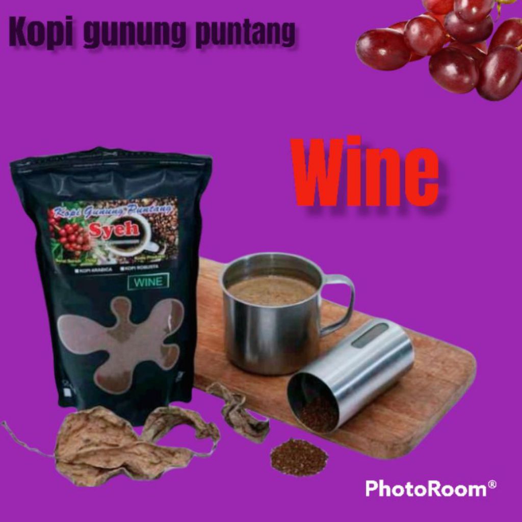 

Kopi Gunung Puntang Kopi Syeh 100% Kopi Asli Arabica Wine 100 Gram
