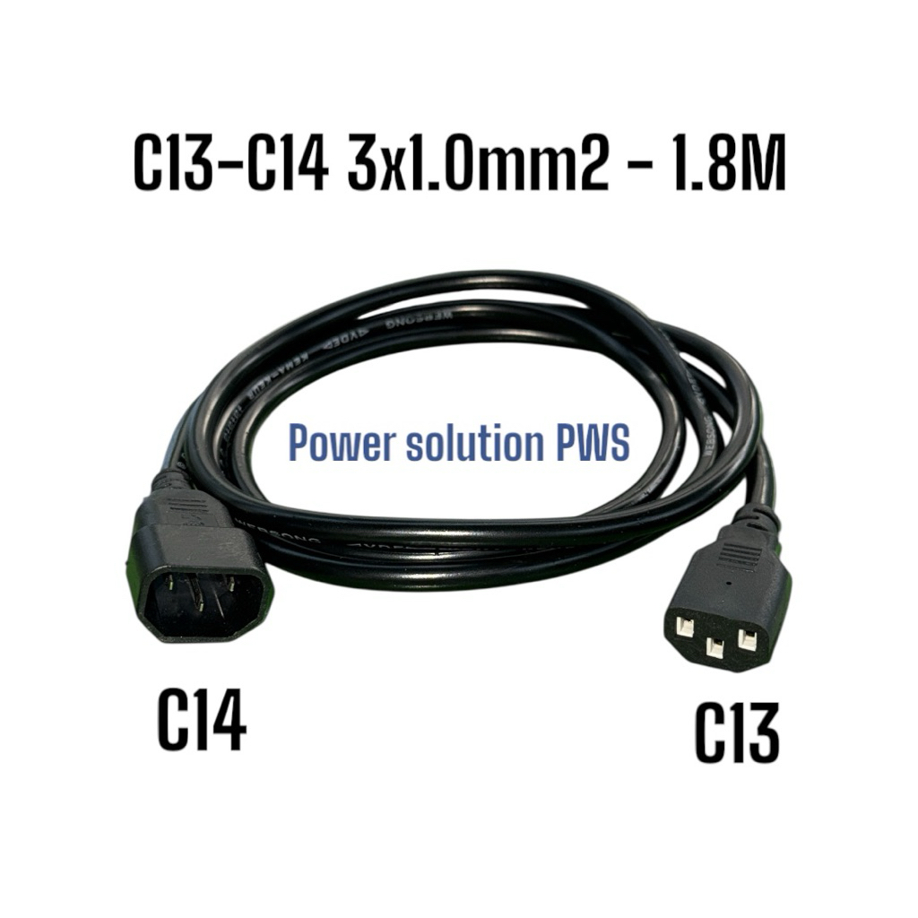 Kabel Power Server Kabel Power Ups Apc C13-C14 3x1mm 1,8M 3 Meter [ Model AP9870 ] C13 to C14 3x 1mm
