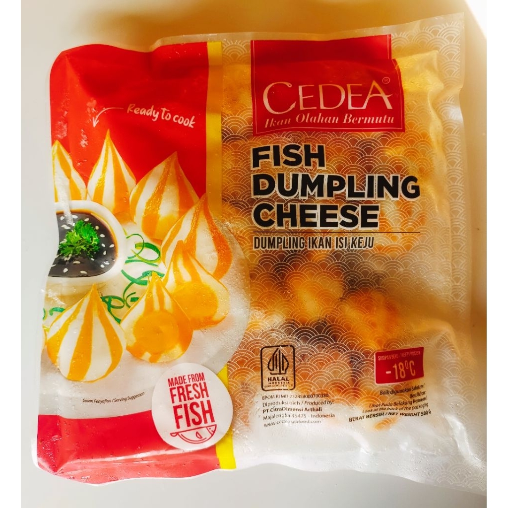 

CEDEA FISH DUMPLING CHEESE 500Gr