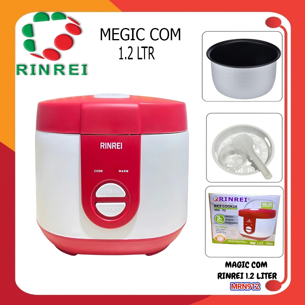 MAGIC COM RINREI 1.2 LITER MRN912 ANTI LENGKET
