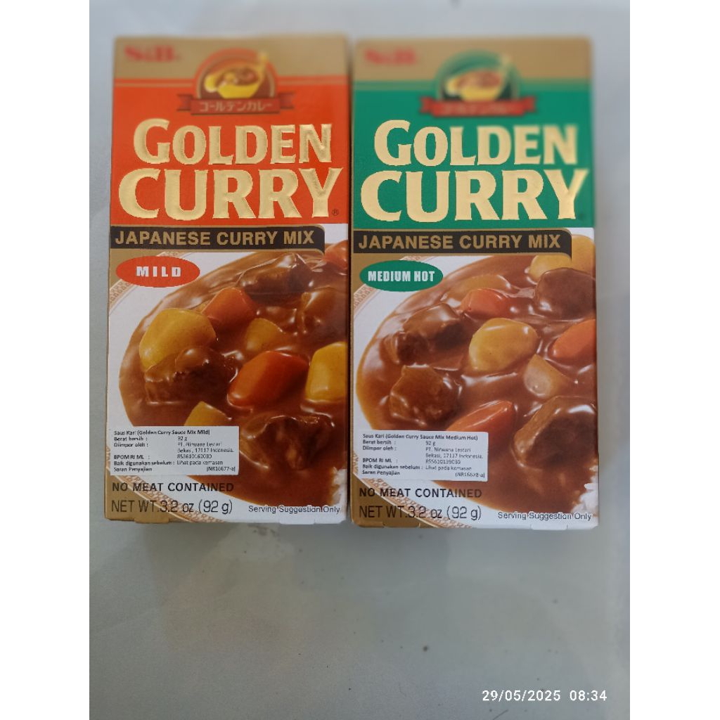 

Golden Curry saos Japanese 92gr EXPIRED SEPTEMBER 2025