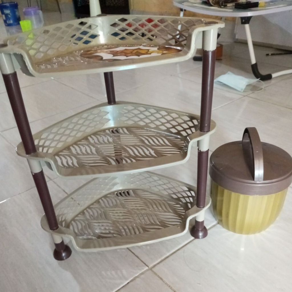 Set rak bumbu & rantang plastik