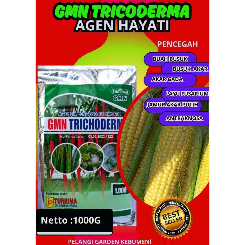 PALING LARIS  Trichoderma Jamur, Trichoderma Jagung Isi 1kg