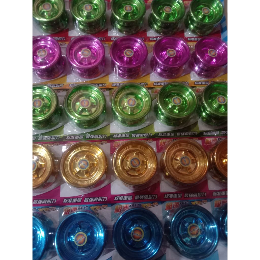 Mainan yoyo chrome/mainan yoyo besi/yoyo metalik