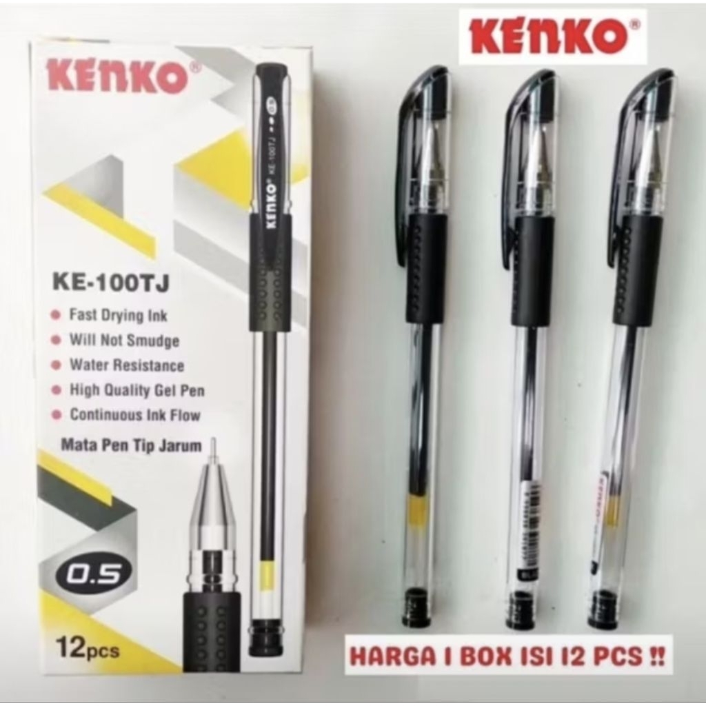 

GELL PEN KENKO KE-100TJ isi 12 Pcs