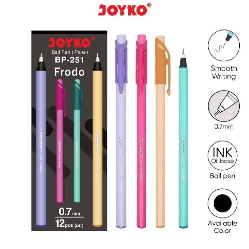 

Pulpen Pena JOYKO BP-251 FRODO 0.7 mm 1 PACK isi 12 pcs Stationery