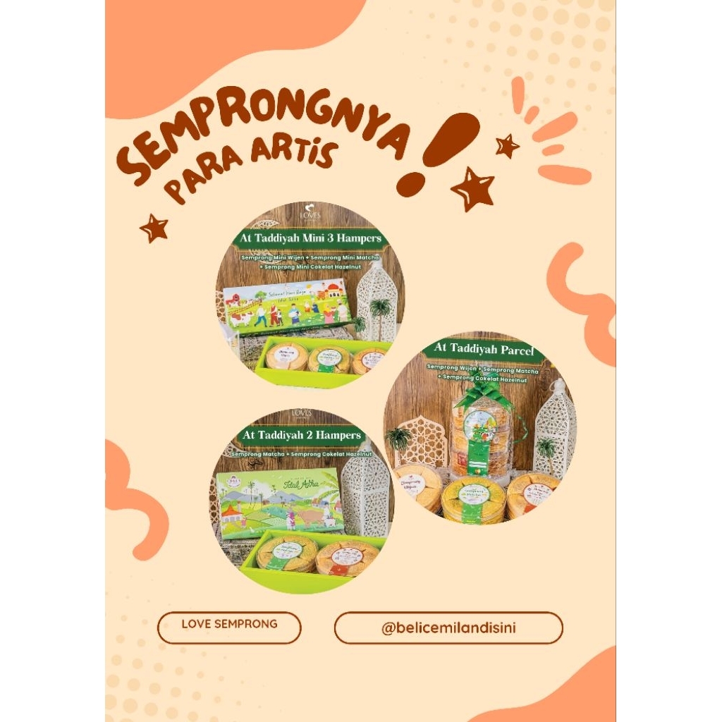 

Hampers Lebaran idul Adha 2025 Love Semprong Hemat