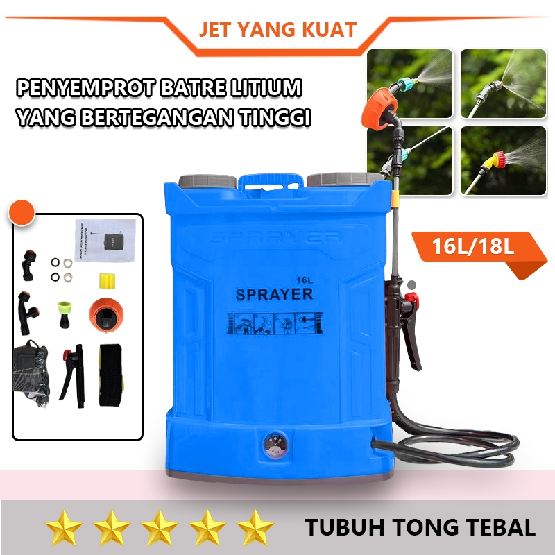 LAsen SPRAYER ELEKTRIK 16 LITER Alat Semprot Tanaman Pertanian Tangki SprayerManual