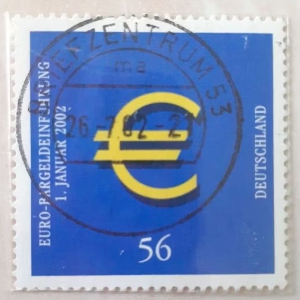 

Perangko Jerman Introduction of Euro Currency Tahun 2002