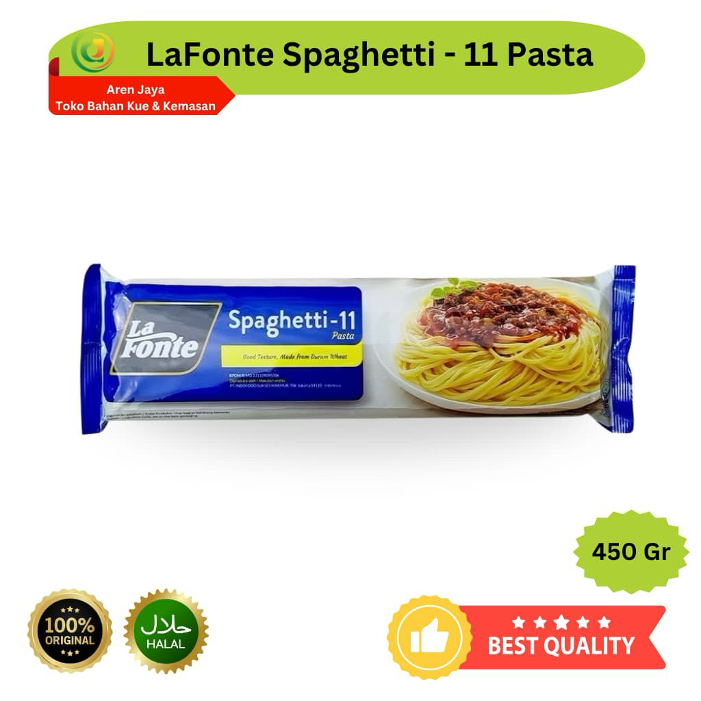 

La Fonte Spaghetti 11 Pasta Instan 450 Gram Original