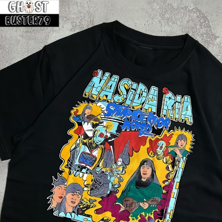 【COD】 STUPID ERROR X NASIDA RIA TAHUN 2000 TSHIRT BLACK Kekasih