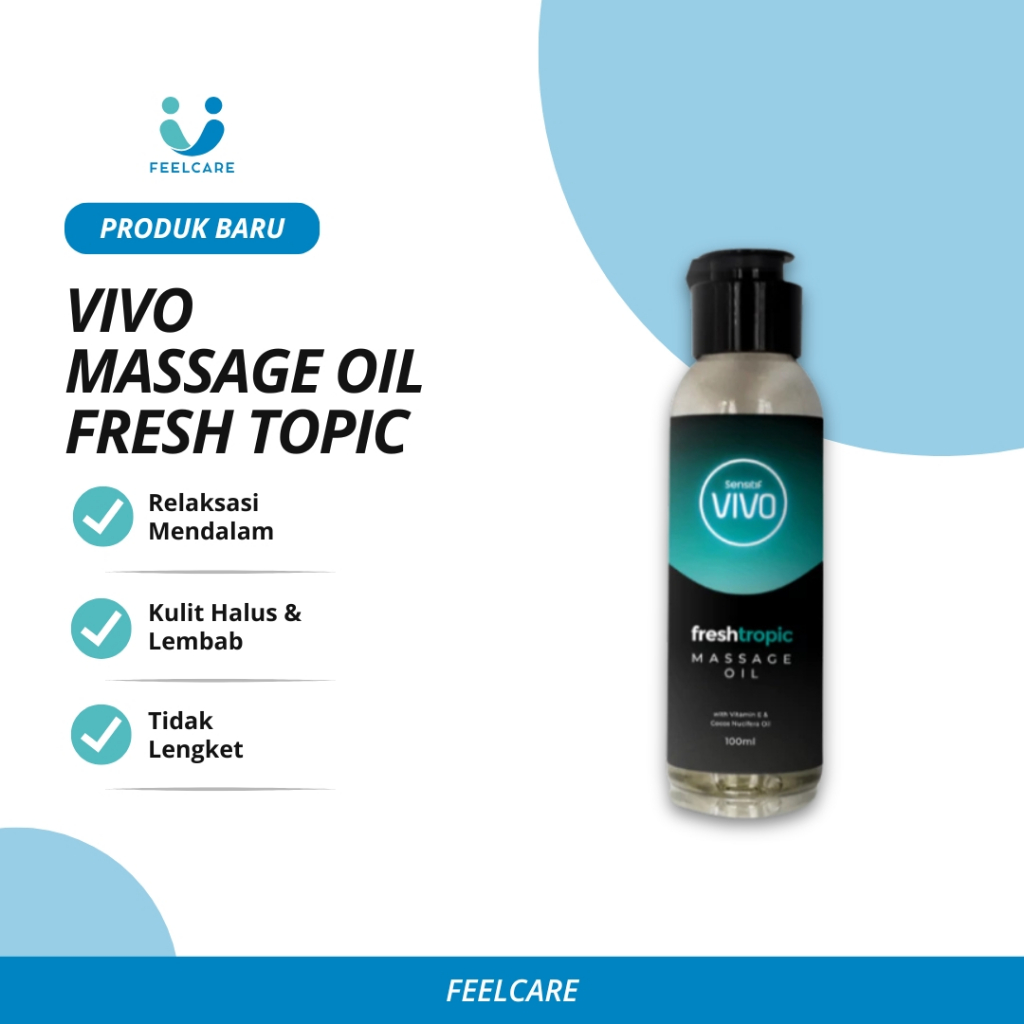 VIVO MASSAGE OIL FRESH TROPIC MINYAK PIJAT 100 ML