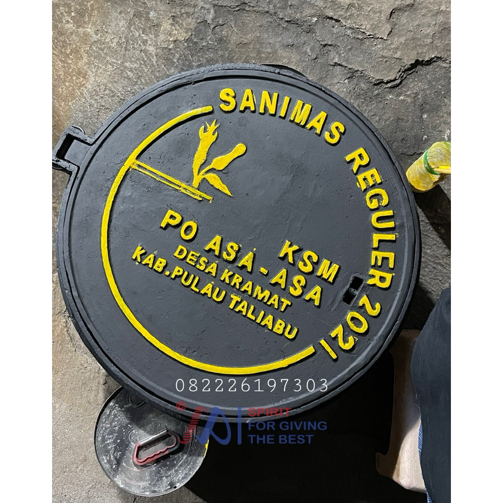 Manhole Cover IPAL Komunal Free ongkir