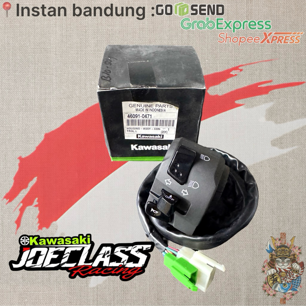 Housing Assy Control Left W175  Holder Saklar Sakelar Kiri Lampu Jauh Dekat Sen Klakson W 175 S Se C