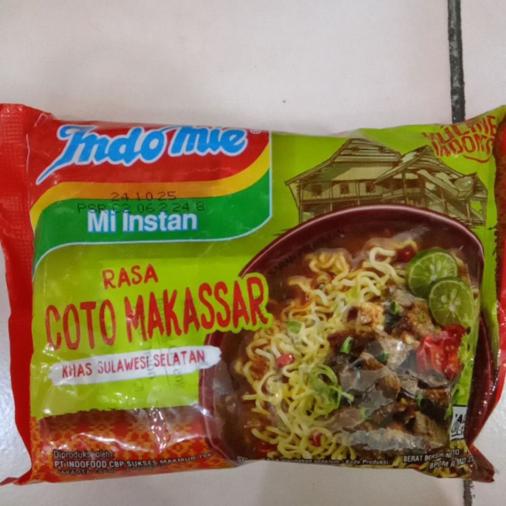 

Indomie Mi Instan Rasa Coto Makassar 75gr