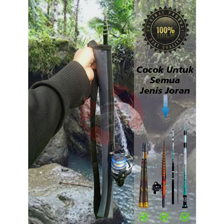Tas Joran Pancing Tegek Premium | Sarung Joran Semua Ukuran | Tas Alat Pancing Anti Air