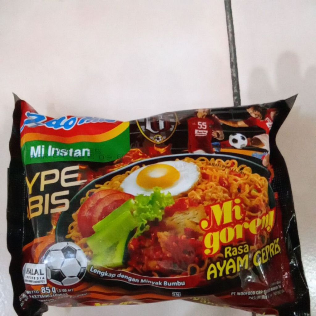 

Indomie Mi Instan Mi Goreng Rasa Ayam Geprek 85gr