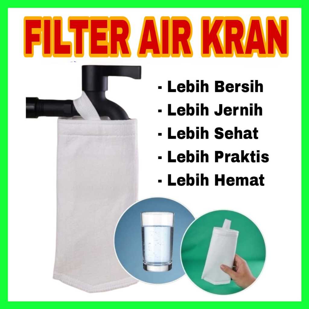 FILTER BAG KAIN FILTER AIR KRAN KERAN SUMUR COTTON POLYESTER 1 MICRON