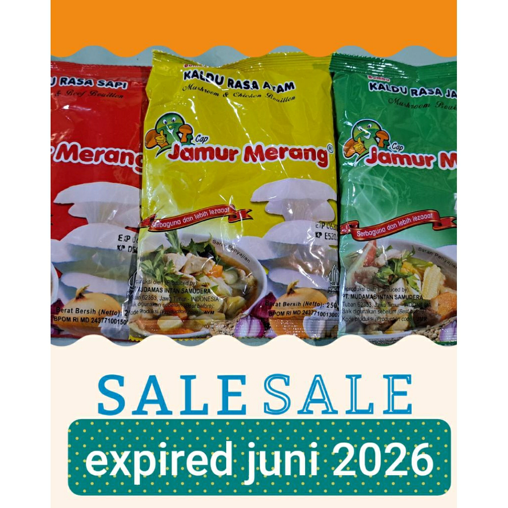 

kaldu alami jamur merang kemasan 250 gr