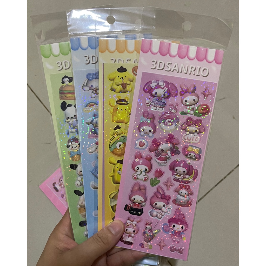 

sticker hologram Sanrio 3D