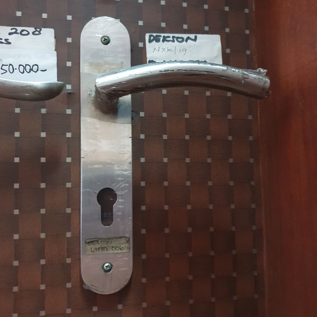 pegangan slot handle handel pintu kamar rumah DEKSON oval