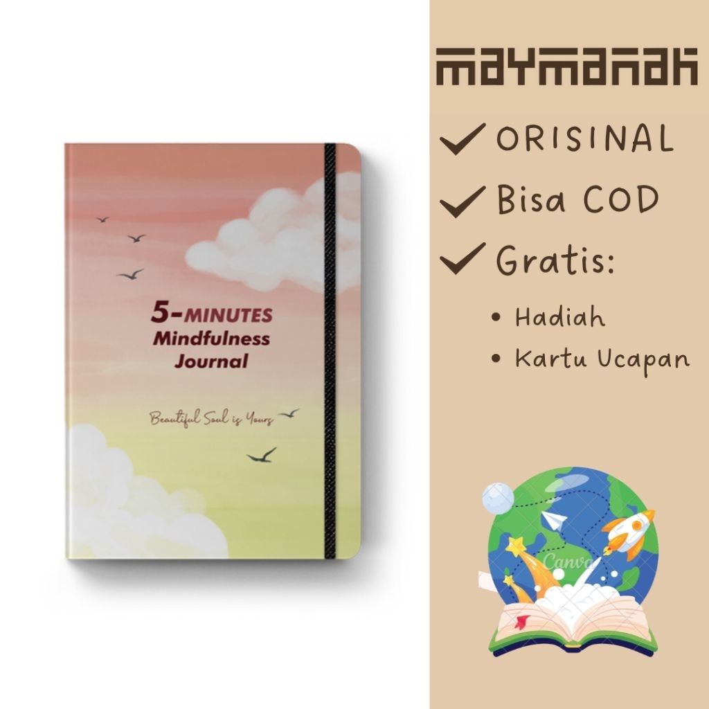

Original - 5 Minutes Mindfullness Journal - The Saleha Planner