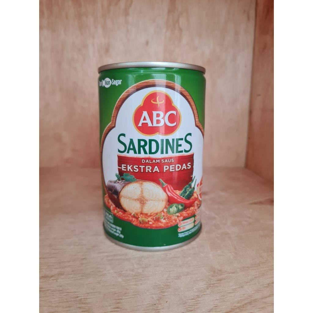 

ABC Sarden EXTRA PEDAS 424g REJECT PENYOK