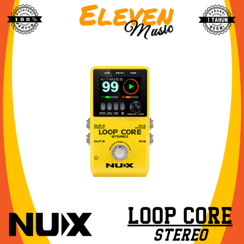 Nux Loop Core Stereo Core Series Stompboxes Efek Gitar