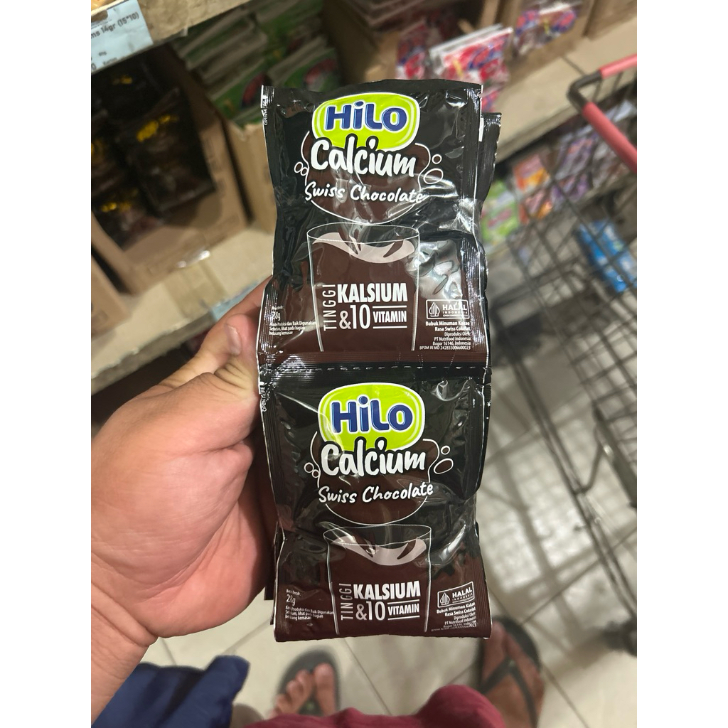 

HiLo susu bubuk swiss chocolate 28 gram renteng
