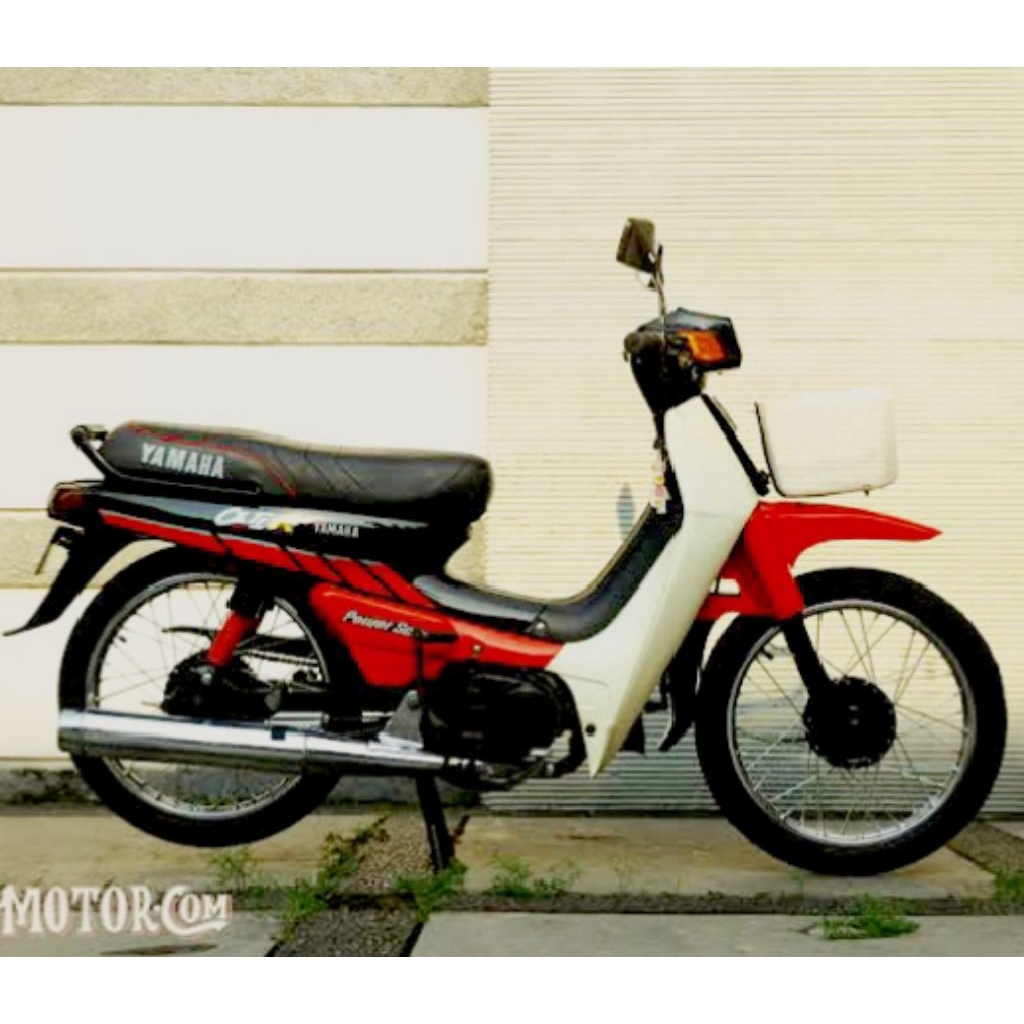 Striping Yamaha Alfa R 1990 1991 Merah Sticker Alfa V100 1990 1991