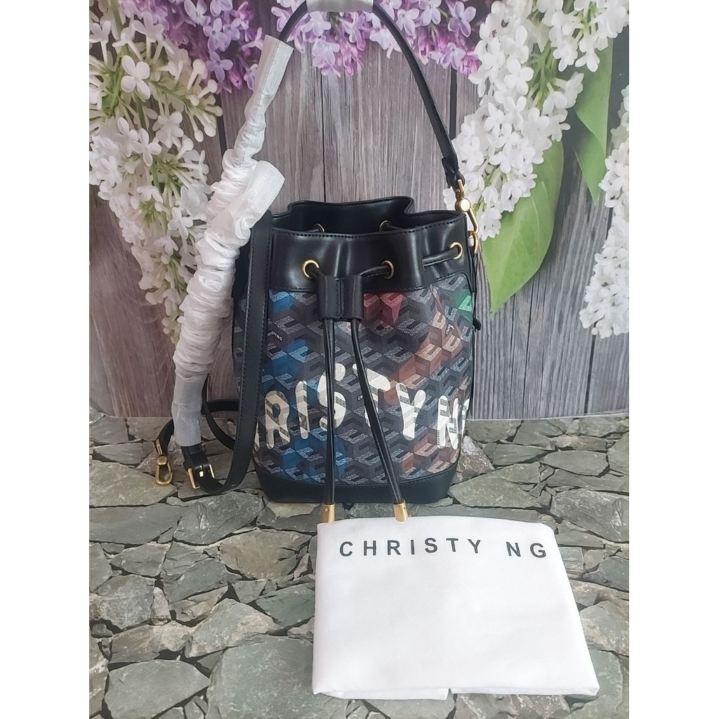 Tas Bucket Serut Christy Ng Medium Size