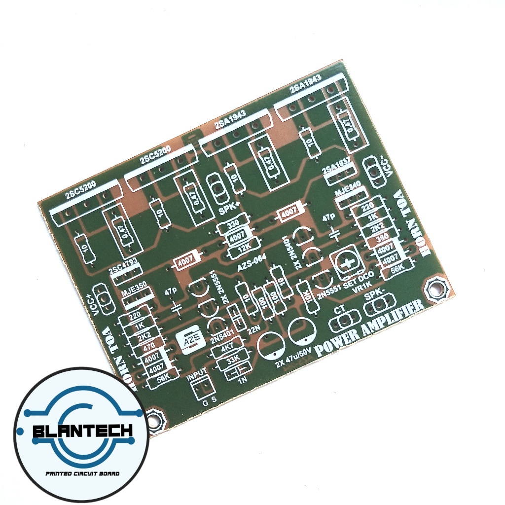 PCB Power Amplifier HORN TOA Power Amplifier TOA AZS Pertinak