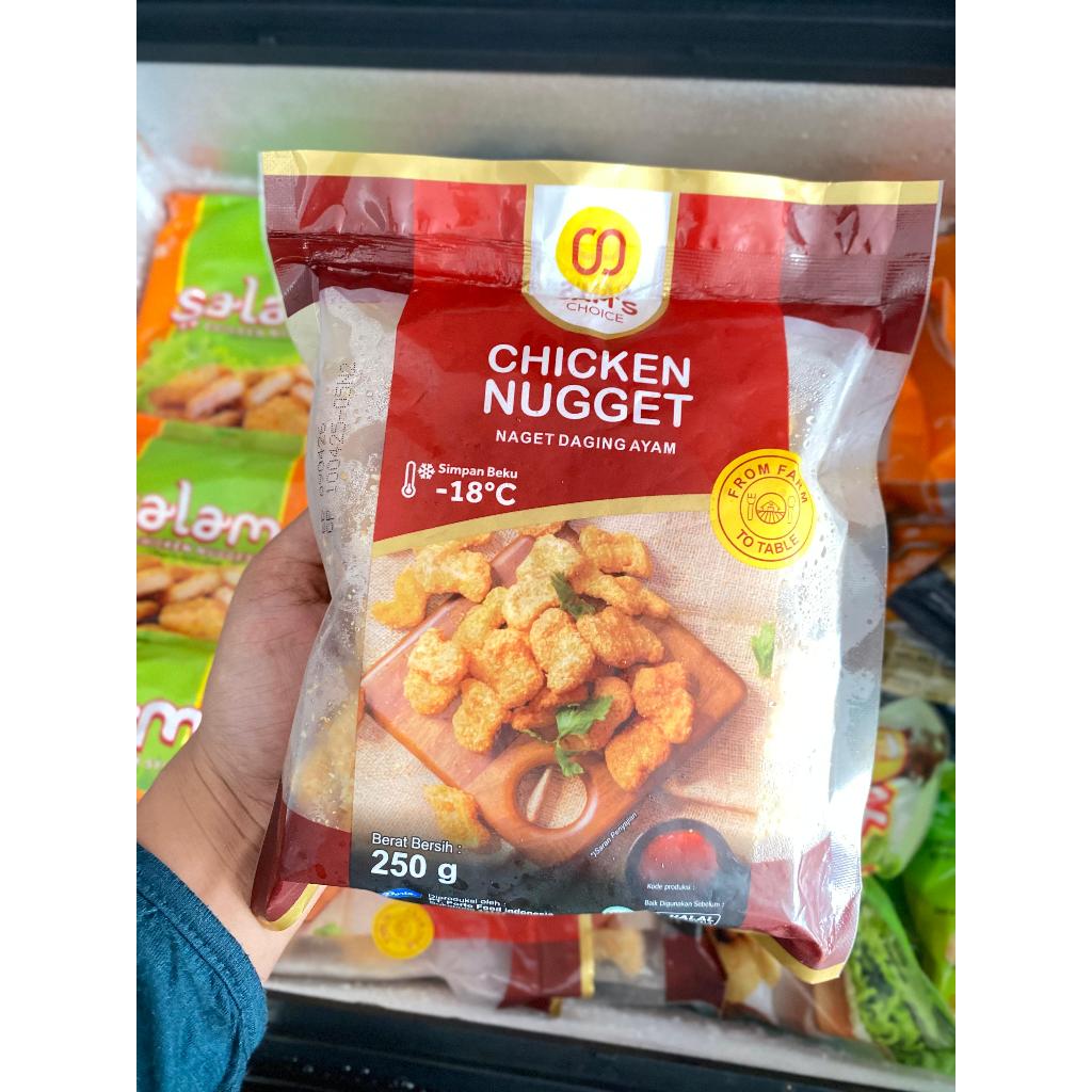 

SAMS CHOICE CHICKEN NUGGET 250G 250GR 250 / NAGET AYAM / SAM'S / AYU PUTRI FROZEN FOOD
