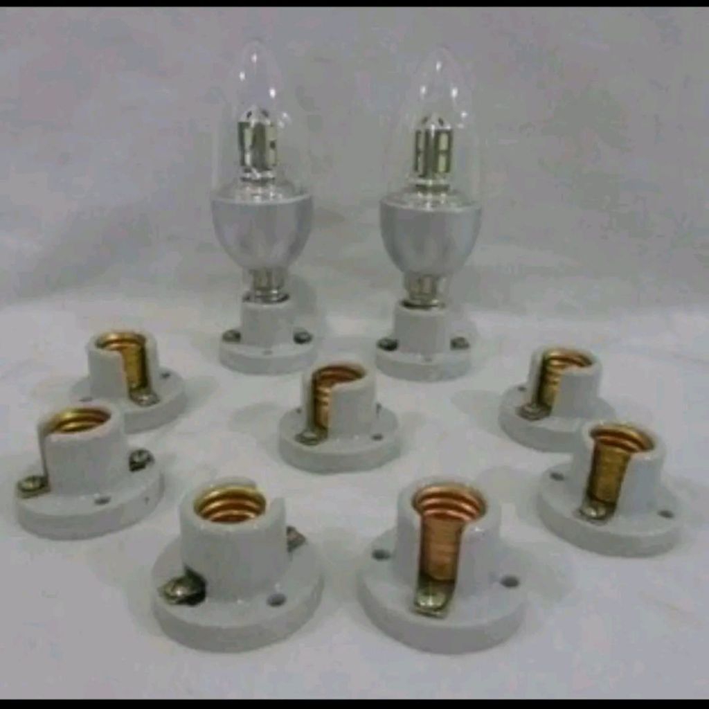 Fitting fiting Keramik E14 Porcelein Fitting Plafon Keramik