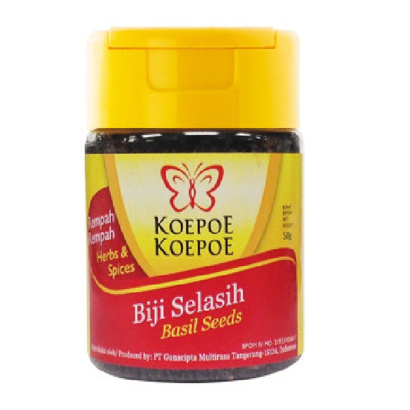 

KOEPOE Biji Selasih 50gr – Si Kecil Kaya Manfaat untuk Minuman Segar 1 PAK/ 6 PCS